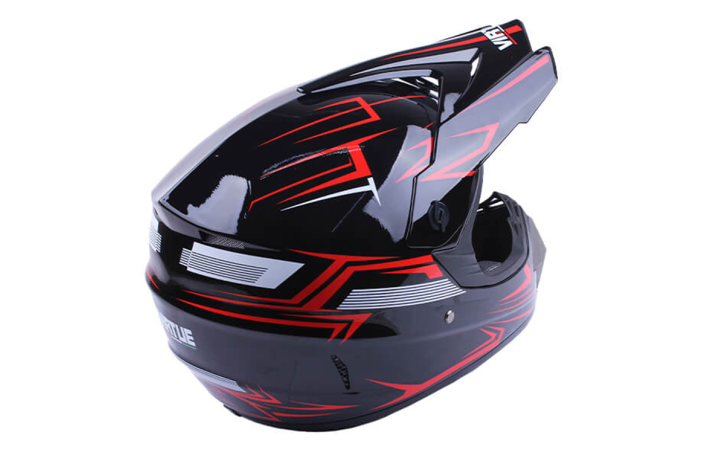 Шлем мотоциклетный кроссовый MD-905 VIRTUE красный, size L)