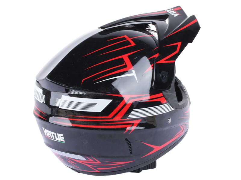 Шлем мотоциклетный MD-905 VIRTUE (черно-оранжевый, size L) - УЦЕНКА