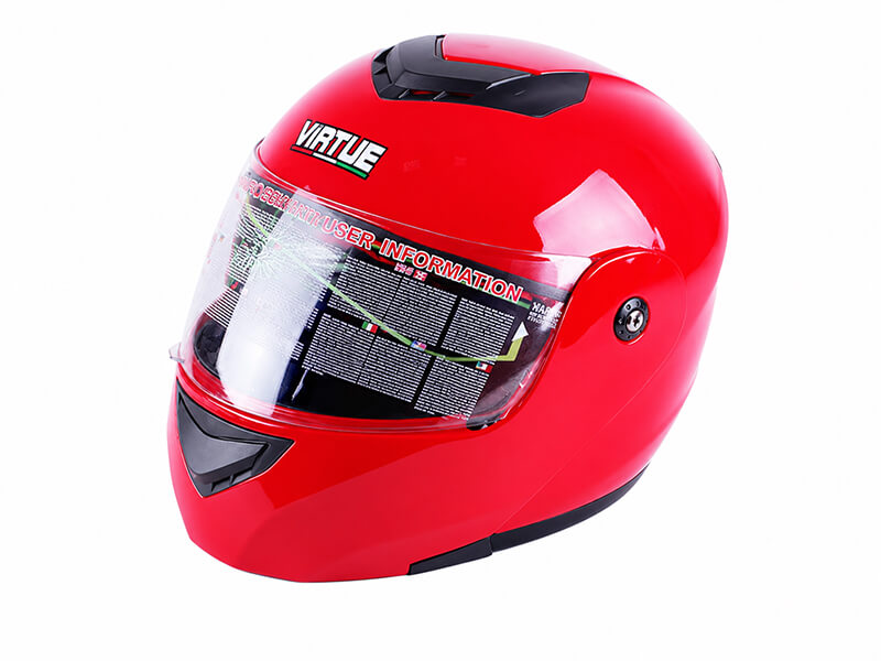 Шлем для мотоцикла, скутера VIRTUE MD-903 модульный закрытый size L красный