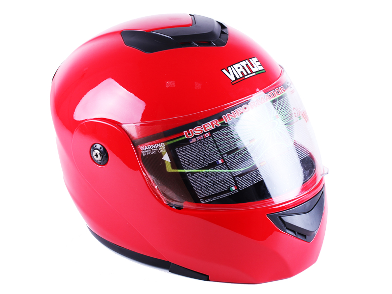 Шлем для мотоцикла, скутера VIRTUE MD-903 модульный закрытый size L красный