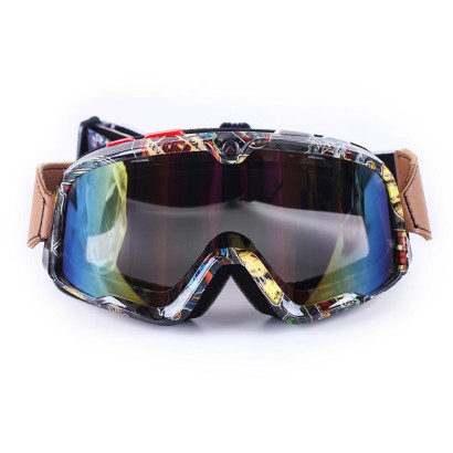 Motorcycle glasses (glass chameleon) without nose VIRTUE V00..