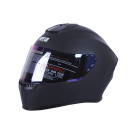 Шлем мотоциклетный закрытый MD-813 VIRTUE (черный матовый, стекло хамелеон, size L)
