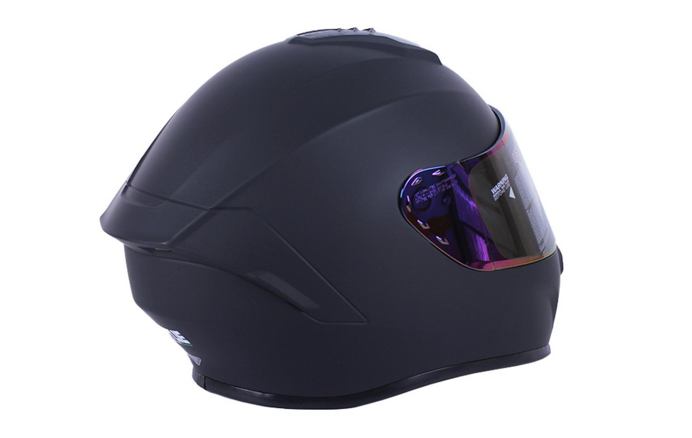 Шлем мотоциклетный закрытый MD-813 VIRTUE (черный матовый, стекло хамелеон, size L)