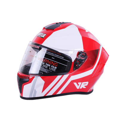 Шлем мотоциклетный закрытый MD-813 VIRTUE (красно-белый, siz..