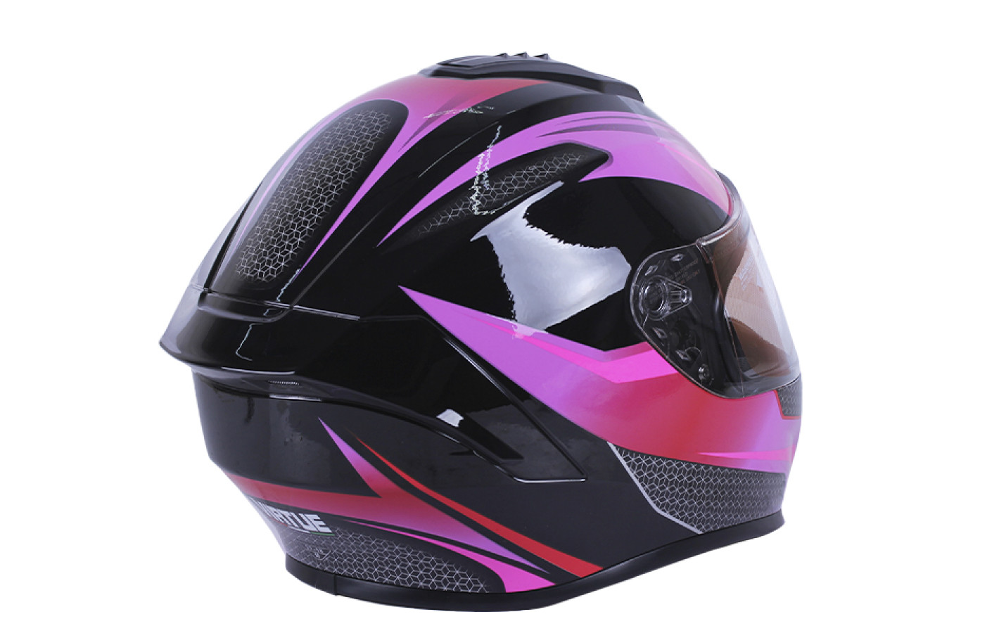 Helmet motorcycle integral MD-813 VIRTUE (black-lilac matte, size M)