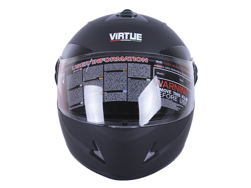 Шолом для мотоцикла, скутера MD-800 VIRTUE інтеграл (чорний матовий, size M)