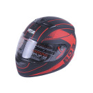 Шолом MD-803 чорний матовий з помаранчевим size M - VIRTUE УЦІНКА