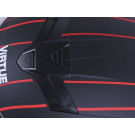 Шолом MD-803 чорний матовий з помаранчевим size M - VIRTUE УЦІНКА