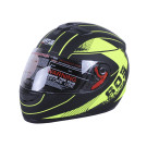 Шлем для мотоцикла, скутера MD-803 VIRTUE интеграл (черно-желтый матовый, size S)