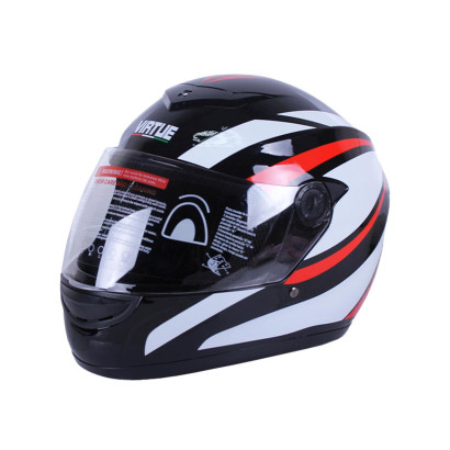 Motorcycle integral helmet MD-101B VIRTUE (black with red an..