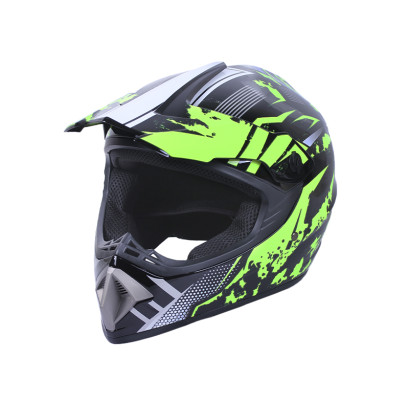 Helmet motorcycle motocross MD-905 VIRTUE (black-green, size..
