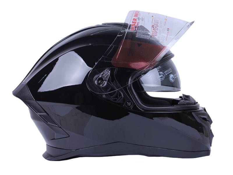 Шлем детский мотоциклетный интеграл MD-820 VIRTUE (черный, size XS)