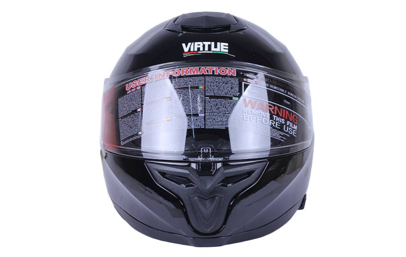 Шлем детский мотоциклетный интеграл MD-820 VIRTUE (черный, size XS)