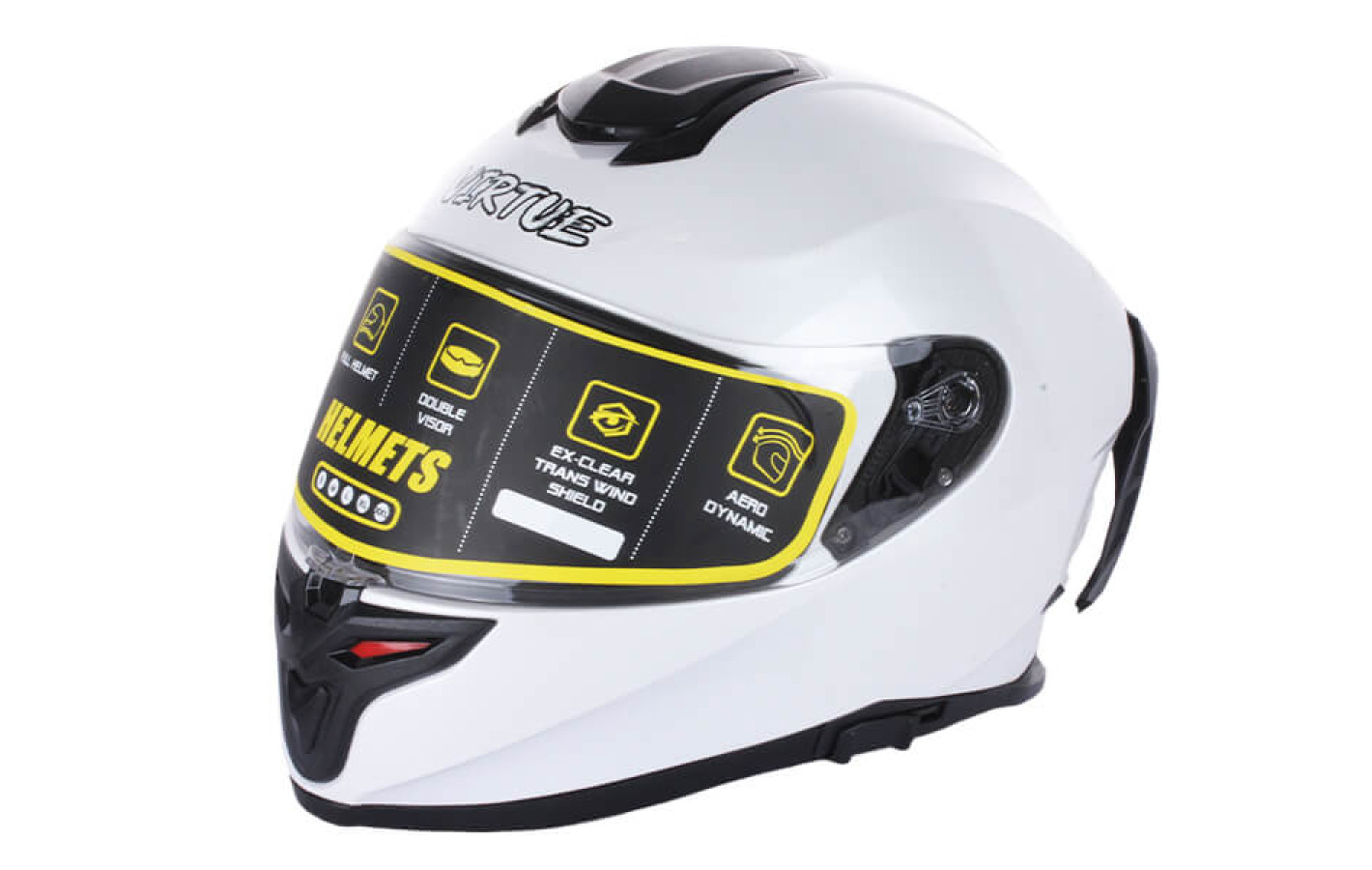 Шолом дитячий мотоциклетний інтеграл MD-820 VIRTUE, білий, size XS УЦІНКА