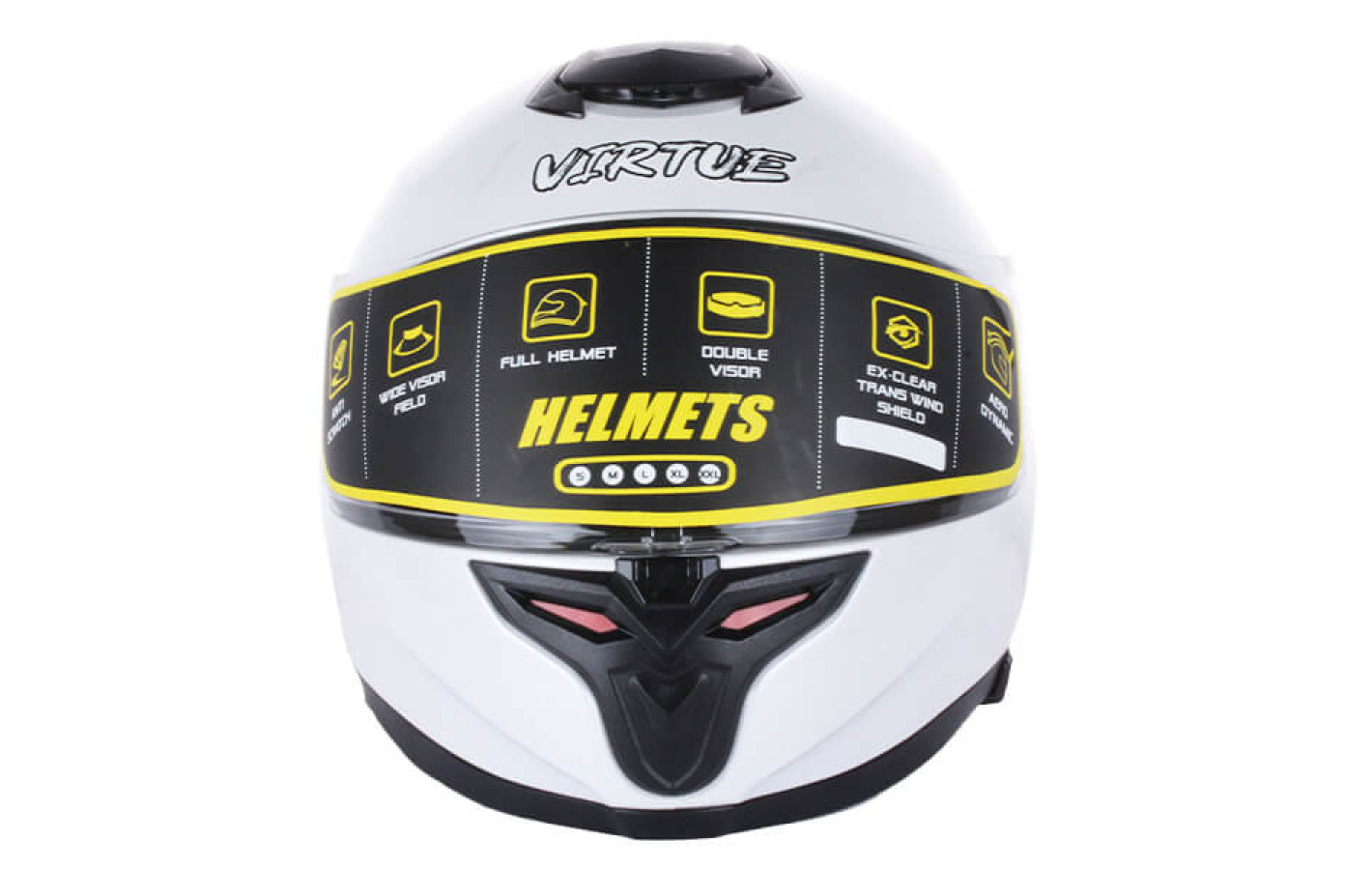 Шолом дитячий мотоциклетний інтеграл MD-820 VIRTUE, білий, size XS УЦІНКА