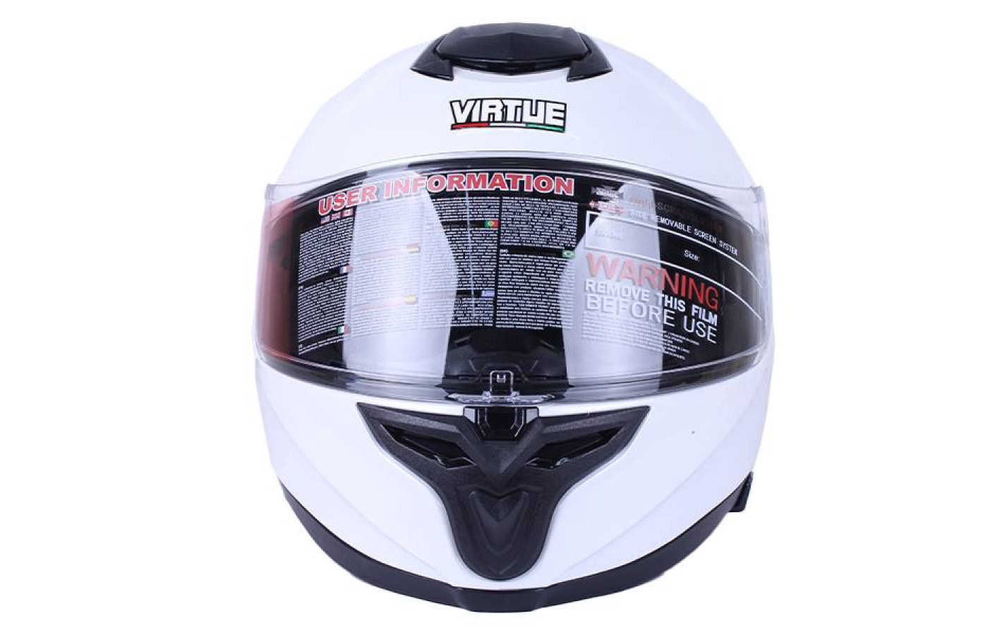Шлем мотоциклетный интеграл MD-820 VIRTUE (белый, size S)