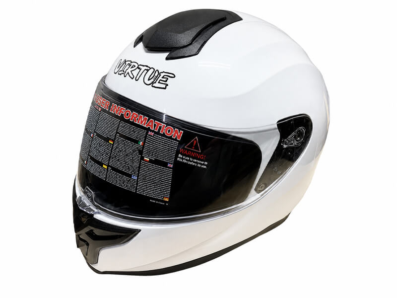 Шлем для мотоцикла, скутера MD-820 VIRTUE интеграл (белый, size M) УЦЕНКА