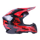 Шлем детский мотоциклетный кроссовый MD-902 VIRTUE (черно-красный, size XS)