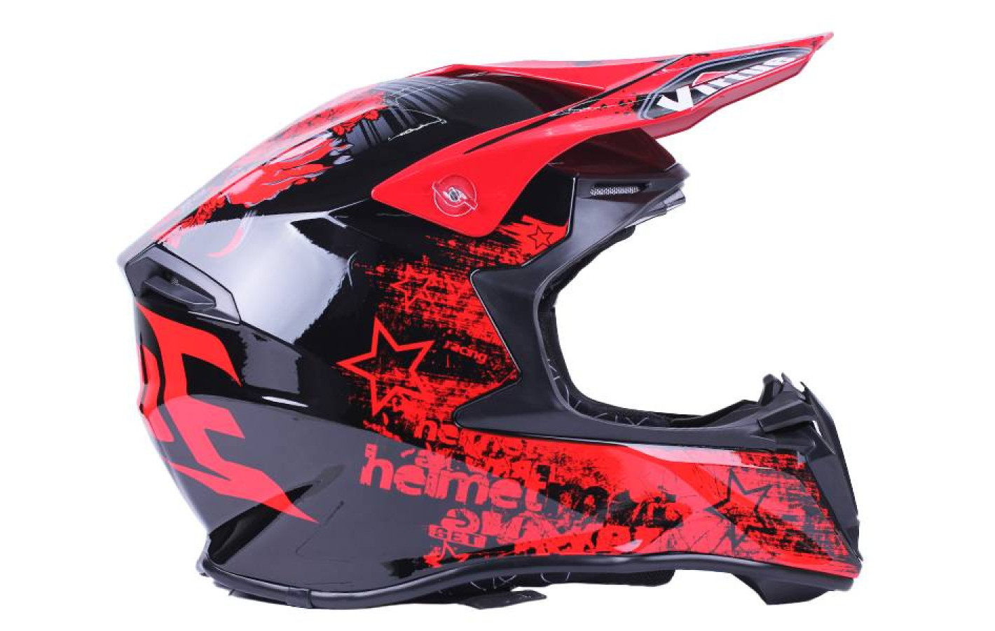 Шлем детский мотоциклетный кроссовый MD-902 VIRTUE (черно-красный, size XS)