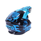 Шлем мотоциклетный кроссовый MD-902 VIRTUE (черно-голубой, size L)