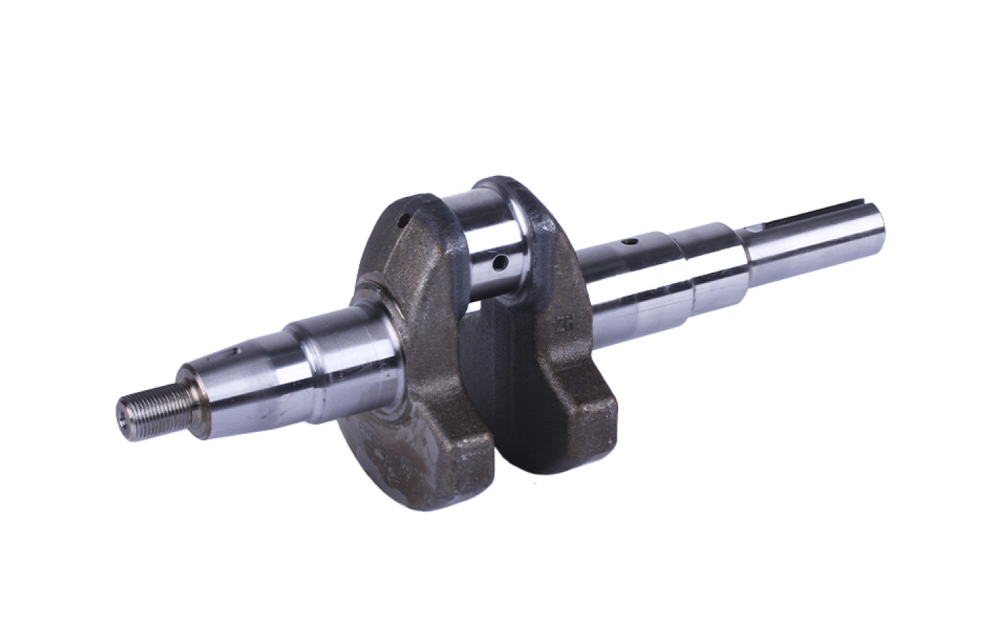 Коленвал голый YBX на дизельный двигатель 186F, под шпонку диаметром 25 мм