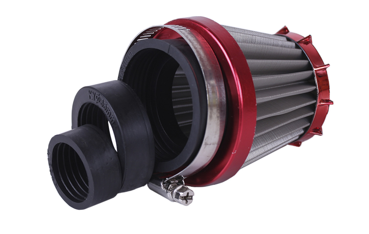 Фільтр нульовий KM червоний 48-50/35/28 мм прямий - АМ YBX