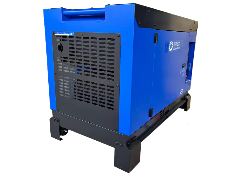 Генератор дизельный JM15000TD 12.0/13.0KW TT AGRO MOTO с шумоподавлением (однофазный, со свечой накала)