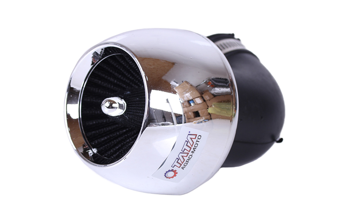 Фильтр нулевой "Turbo" хром. Ø38 мм 90° - АМ - YBX