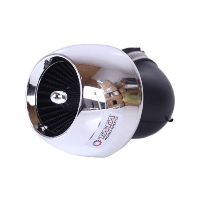 Фильтр нулевой "Turbo" хром. Ø38 мм 90° - АМ - YBX