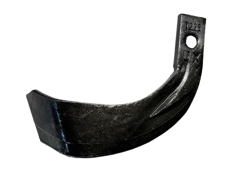 Ніж фрези правий Т225 на мототрактор, JX, 500gr, 150×175 мм 