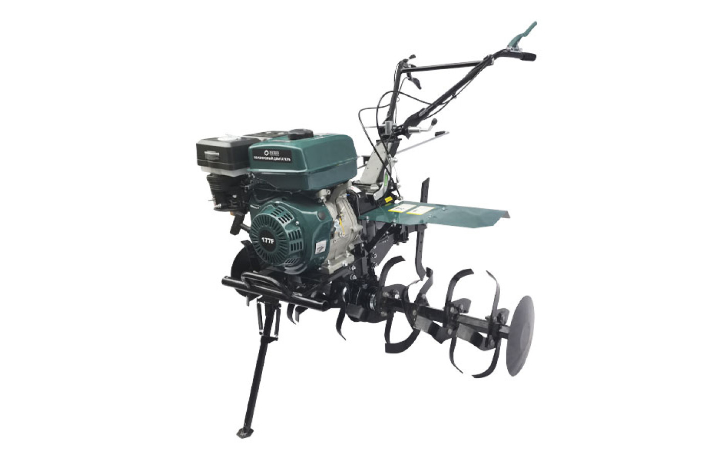 Мотоблок бензиновий MB-1100D(3-12)-ZX TΛTΛ (редукторний), колесо 5*12, двигун 177F (9 л.с.), GREEN