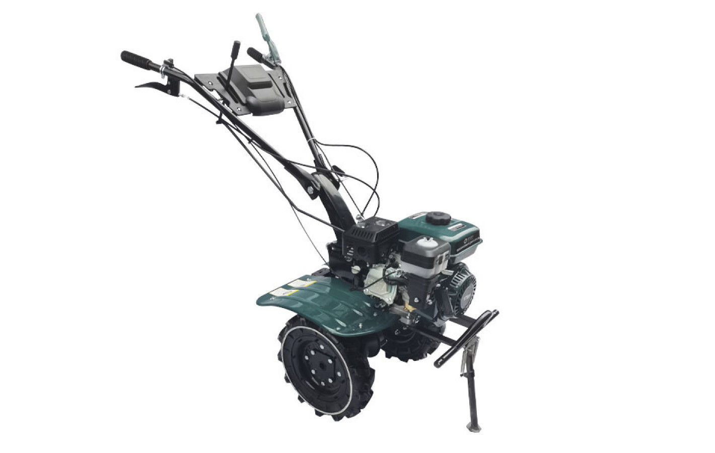 Мотоблок бензиновий MB-ZX100-1 TΛTΛ (редуктор), колесо 4,00 * 8 (безповітряне), двигун 170F (7 л.с.), GREEN