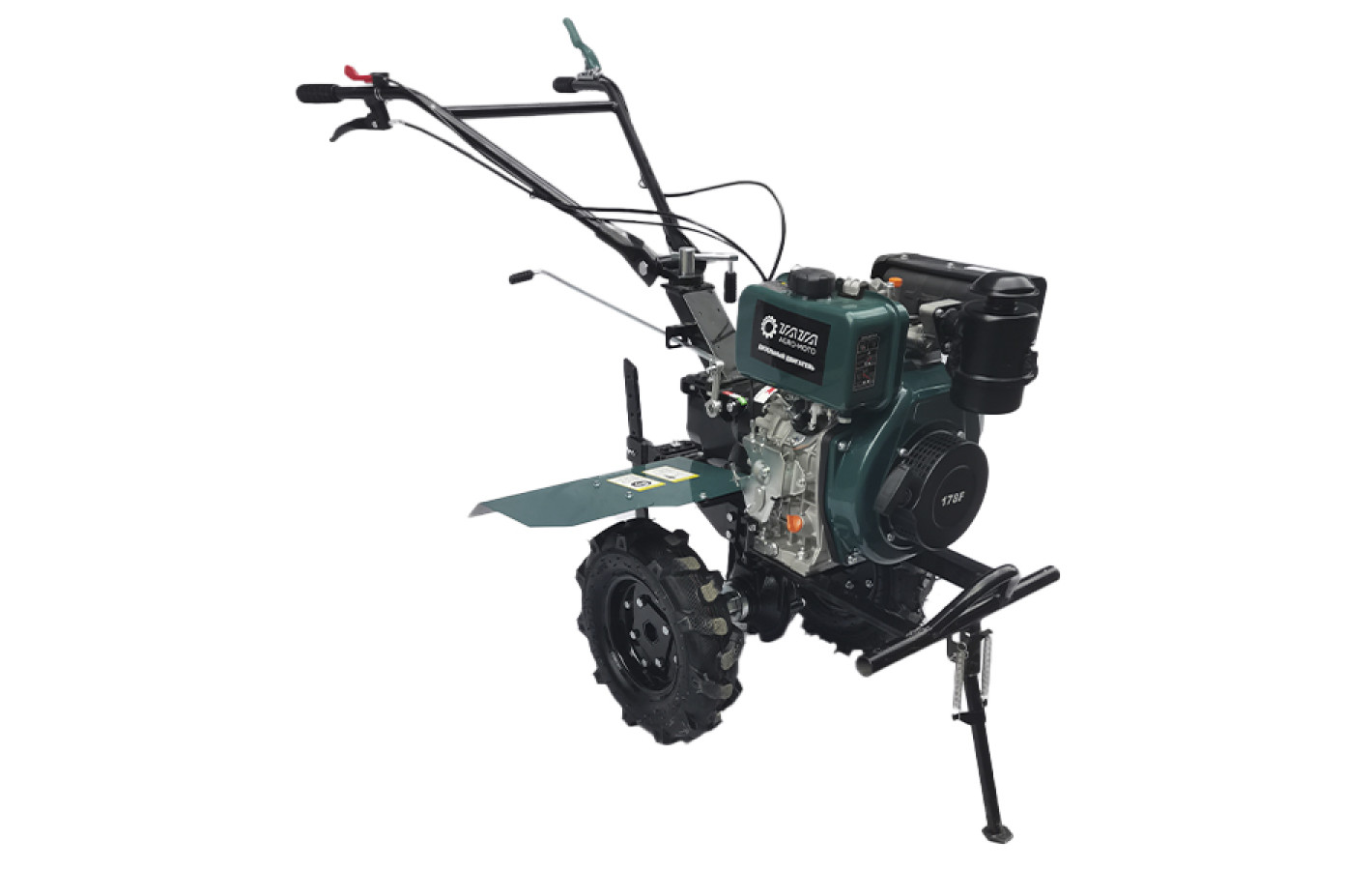 Мотоблок дизельний MB-1100A-ZX TΛTΛ (редукторний), двигун 178F (6 к.с.), GREEN