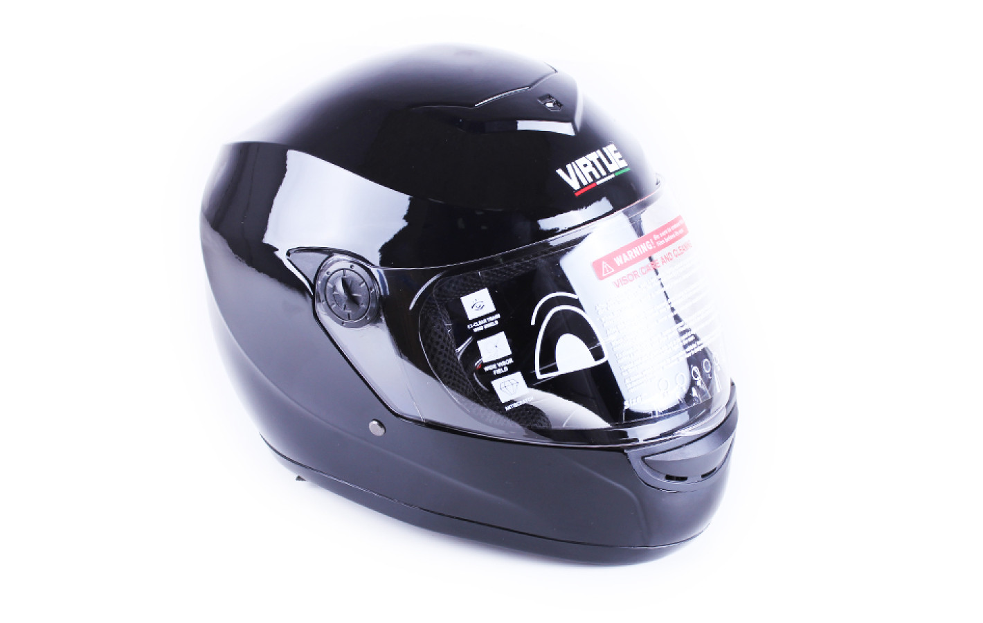 Шлем мотоциклетный интеграл MD-101B VIRTUE (черный, size S)