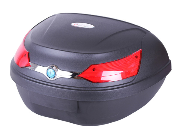 Кофр (багажник) для мотоцикла задній TT AGRO MOTO YM-0818 (V-51L) 59.5×44×32 чорний
