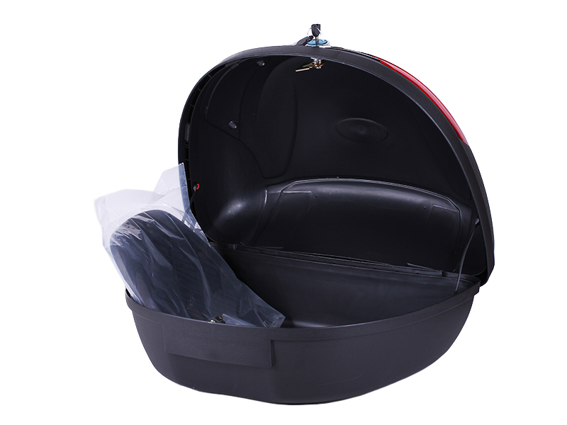 Кофр (багажник) для мотоцикла задній TT AGRO MOTO YM-0818 (V-51L) 59.5×44×32 чорний