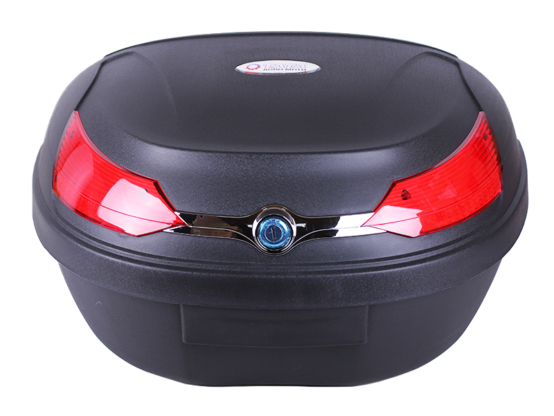 Кофр (багажник) для мотоцикла задній TT AGRO MOTO YM-0818 (V-51L) 59.5×44×32 чорний