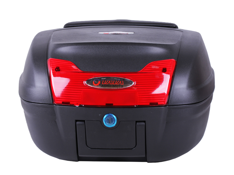 Кофр (багажник) для мотоцикла задній TT AGRO MOTO YM-0879 (V-40L) 50×43×31 чорний