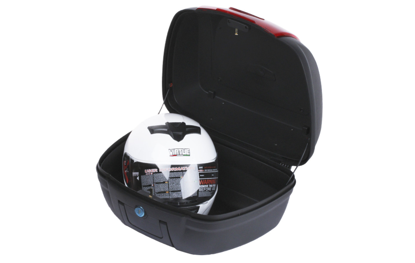 Кофр (багажник) для мотоцикла задний TΛTΛ YM-0879 (V-40L) 48×42×30.5 черный