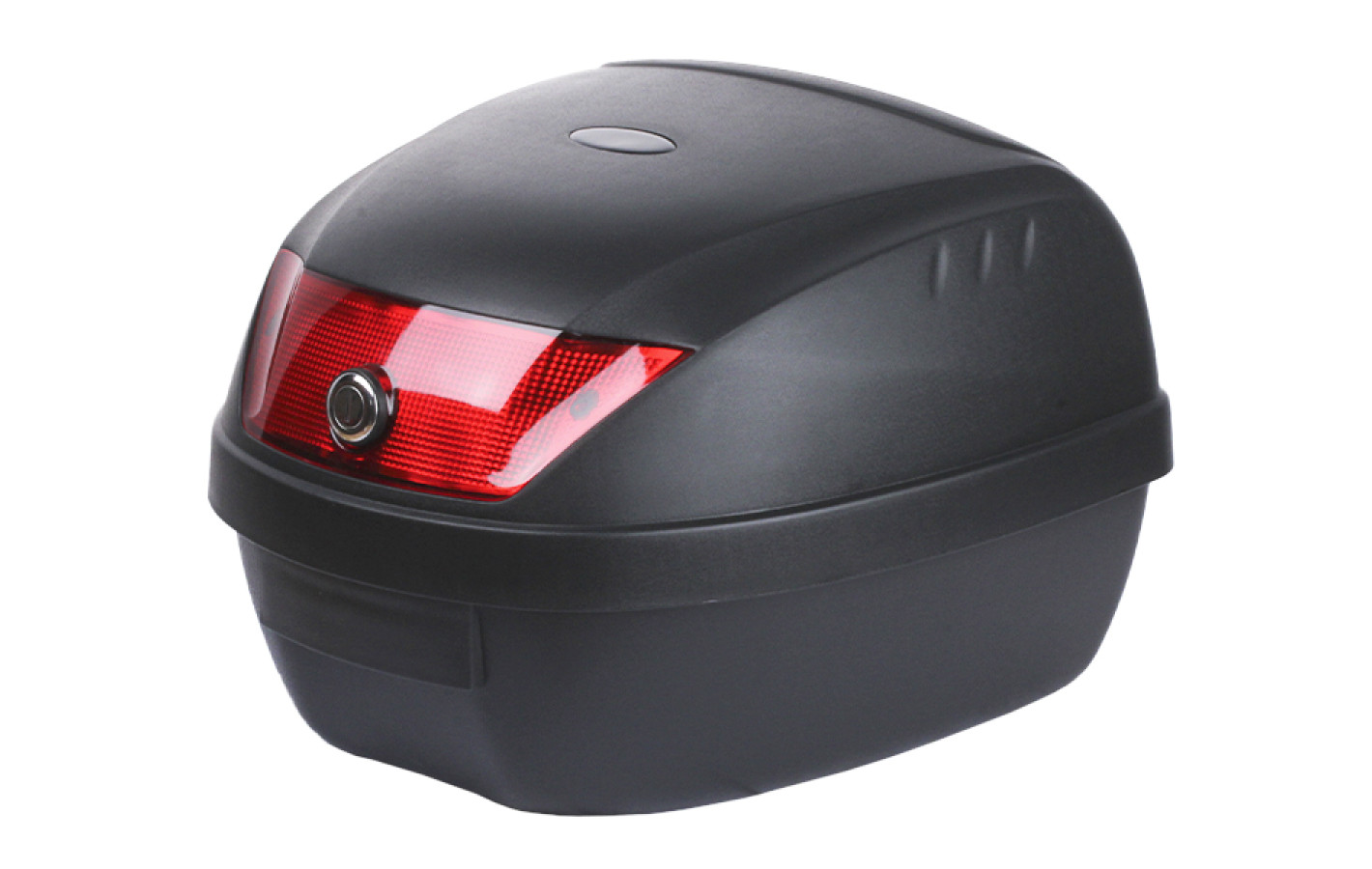 Кофр (багажник) для мотоцикла задний TΛTΛ YM-0807 (V-28L) 39.5×39.5×30 черный с красным