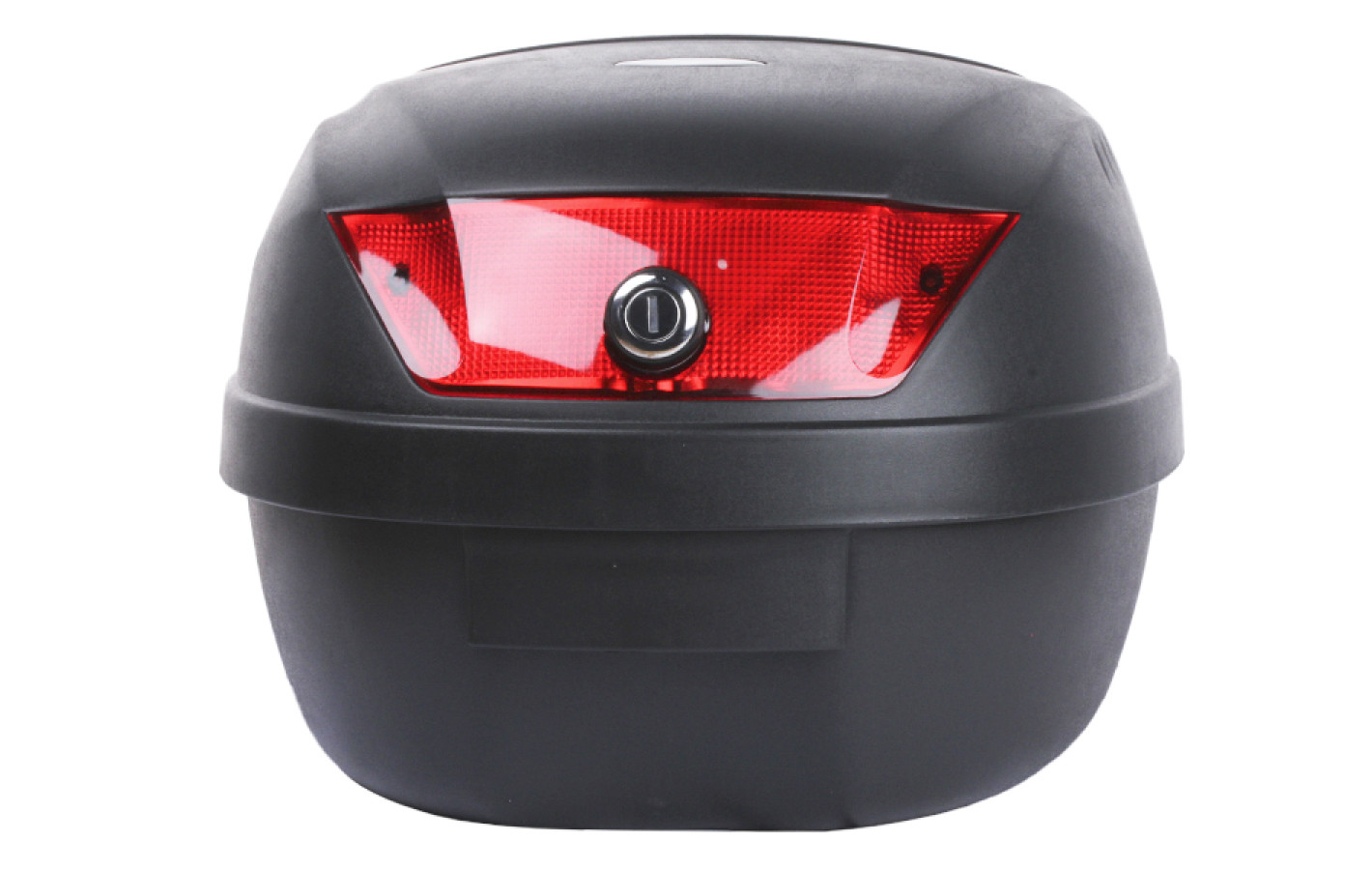 Кофр (багажник) для мотоцикла задний TΛTΛ YM-0807 (V-28L) 39.5×39.5×30 черный с красным