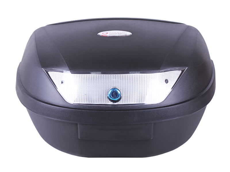 Кофр (багажник) для мотоцикла задний TT AGRO MOTO YM-0888 (V-51L) 59.5×44×31.5 черный
