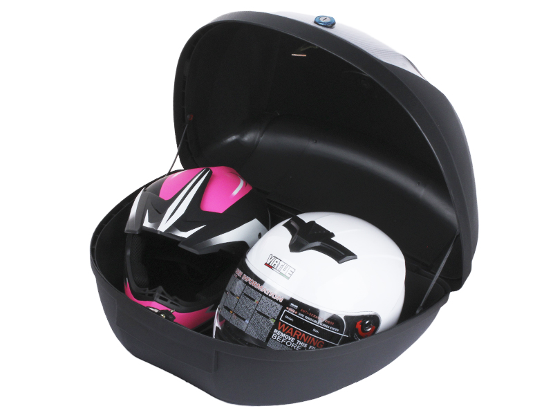 Кофр (багажник) для мотоцикла задний TT AGRO MOTO YM-0888 (V-51L) 59.5×44×31.5 черный