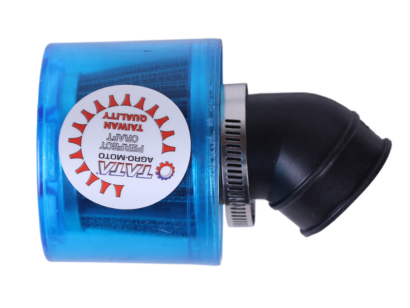 Фильтр нулевой TT AGRO MOTO Power Clear, синий, Ø35 мм, 45°