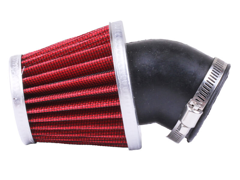 Фільтр нульовий конусний TT AGRO MOTO Ø28/33/48 мм, 45 градусів, червоний УЦІНКА