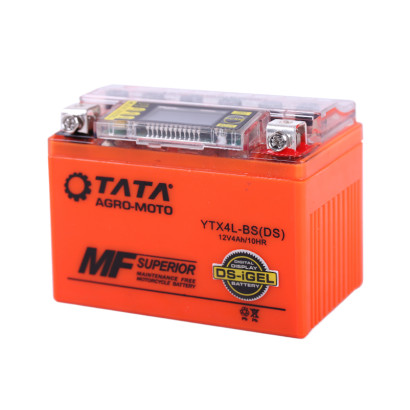Battery 4АH YTX4L-BS OUTDO gel 113*70*85mm WITH DISPLAY oran..