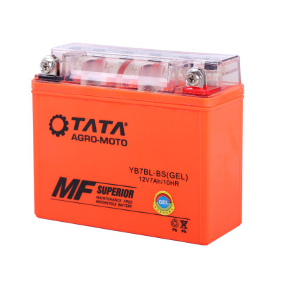 Battery 7АH MOTO 12N7BL-BS OUTDO gel 145*60*130mm orange