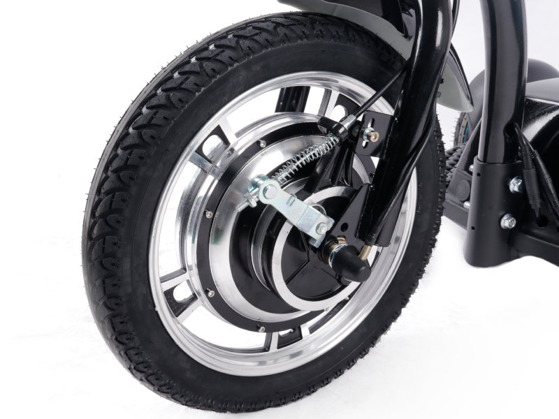 Электросамокат с сиденьем (сиденье - спинка) TTG T06-1 36V350W 12AH - SM 12AH черный