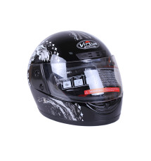 Шлем мотоциклетный интеграл MD-А105 VIRTUE (черно-серый глянцевый, size L)