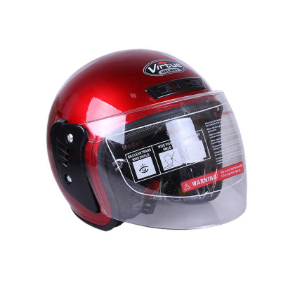 Шлем мотоциклетный открытый MD-В201 VIRTUE (красный глянцевы..